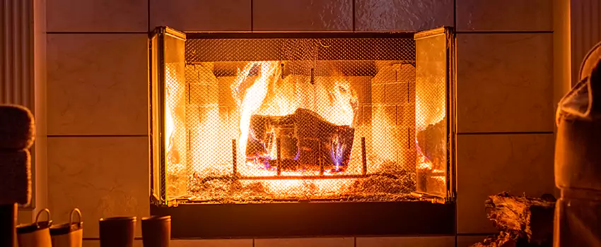 Mendota Hearth Landscape Fireplace Installation in Daphne, Alabama