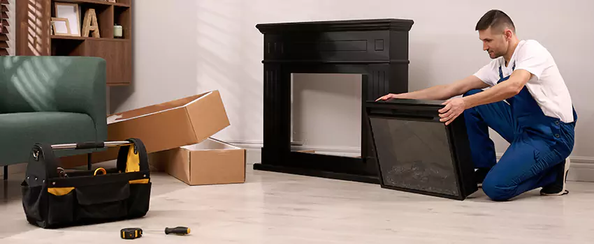 Old Rusted Metal Fireplace Repair And Replacement in Daphne, AL