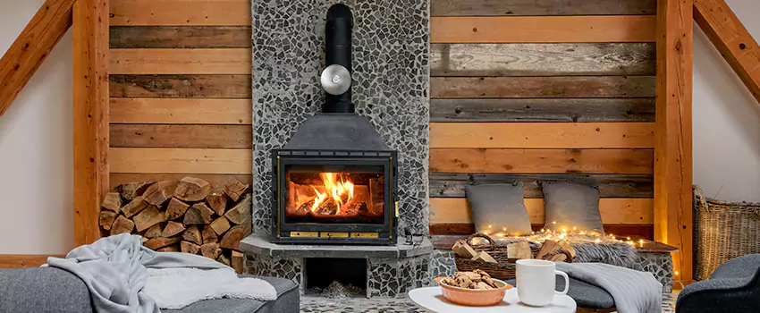 Thelin Hearth Products Direct Vent Gas Stove Fireplace Inspection in Daphne, Alabama